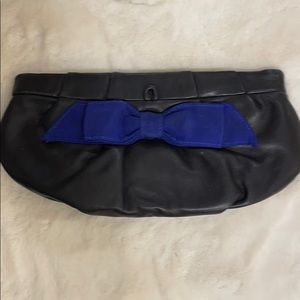 Henry Bendel Lamb skin clutch